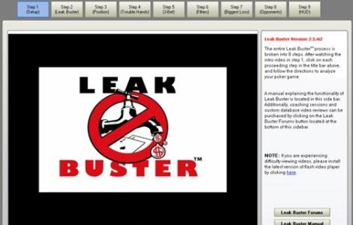 Работа с Leak Buster
